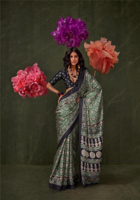 KASTOOR BY RAJTEX 413001-413009 SATIN CRAPE NEW DESIGN SAREE 2025