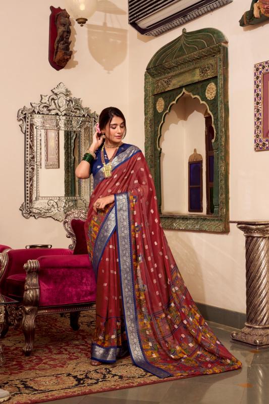 YNF 7031 VEDANTI POLY COTTON GORGEOUS LOOK SAREE