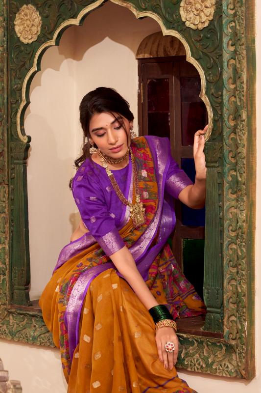 YNF 7031 VEDANTI POLY COTTON GORGEOUS LOOK SAREE
