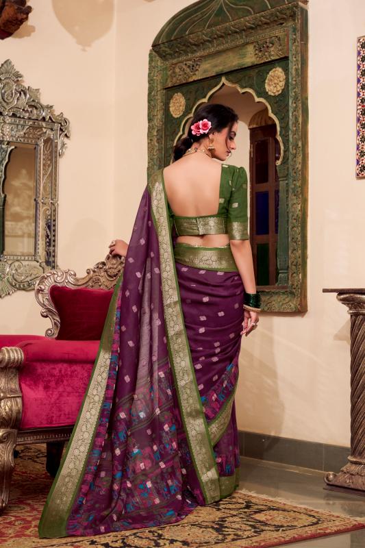 YNF 7031 VEDANTI POLY COTTON GORGEOUS LOOK SAREE