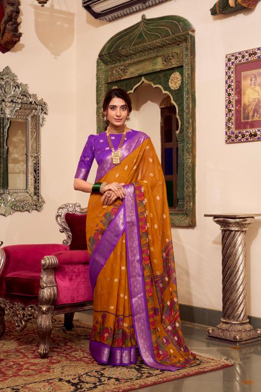 YNF 7031 VEDANTI POLY COTTON GORGEOUS LOOK SAREE