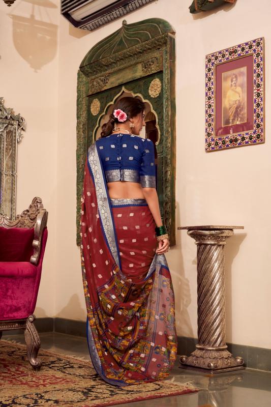 YNF 7031 VEDANTI POLY COTTON GORGEOUS LOOK SAREE