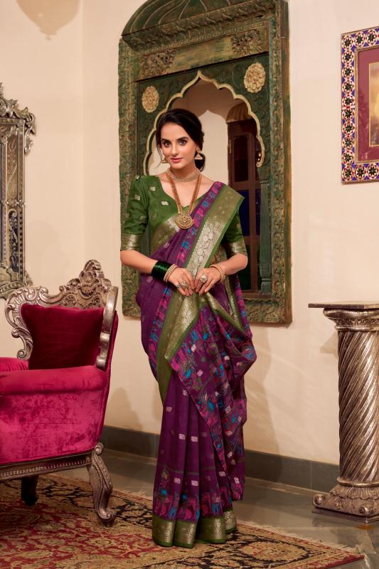 YNF 7031 VEDANTI POLY COTTON GORGEOUS LOOK SAREE