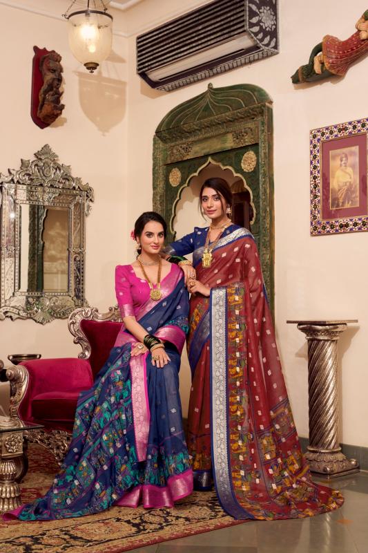 YNF 7031 VEDANTI POLY COTTON GORGEOUS LOOK SAREE