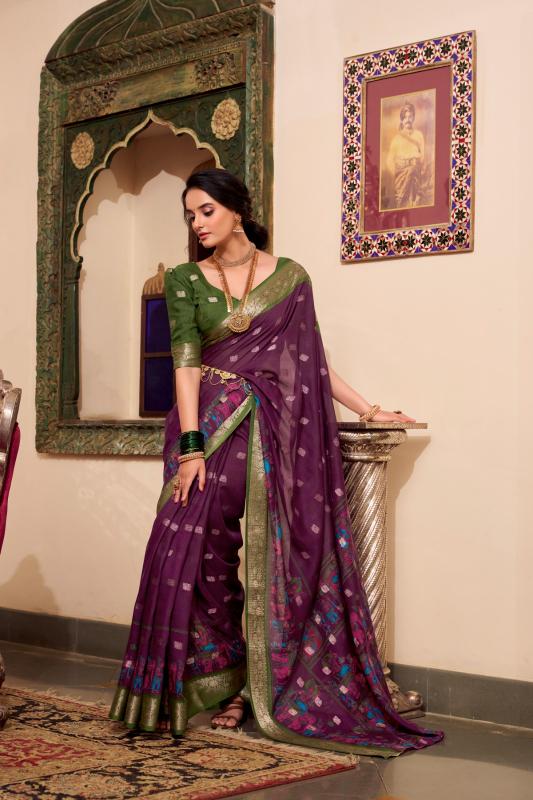 YNF 7031 VEDANTI POLY COTTON GORGEOUS LOOK SAREE