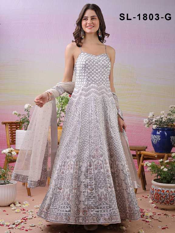Saptrangi All Hit Design Readymade Designer Gowns