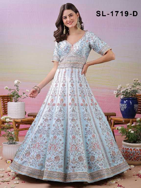Saptrangi All Hit Design Readymade Designer Gowns