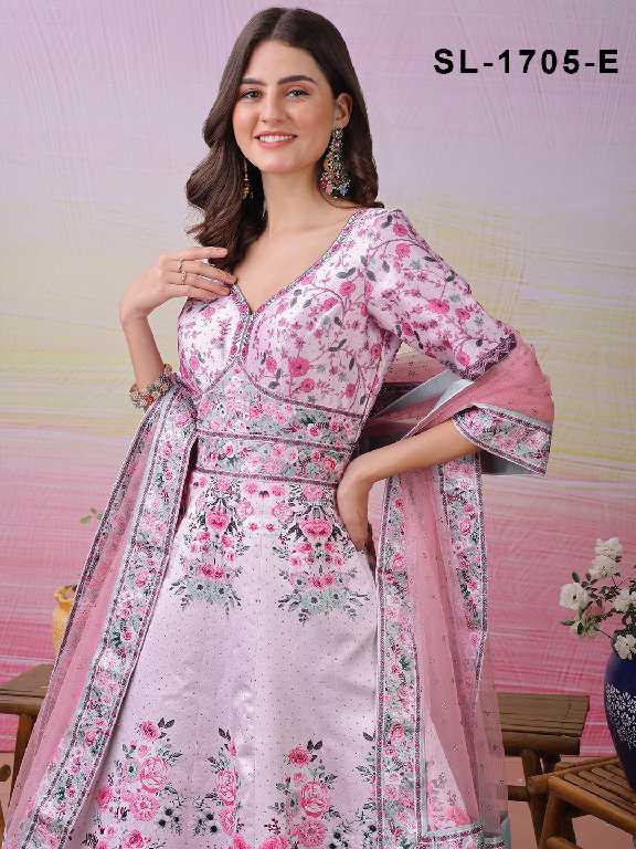Saptrangi All Hit Design Readymade Designer Gowns