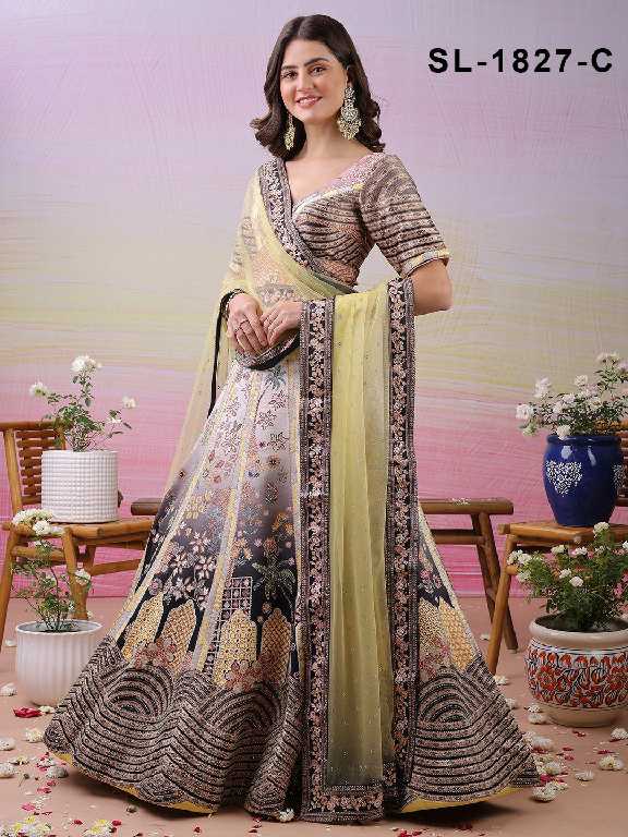 Saptrangi All Hit Design Readymade Designer Gowns