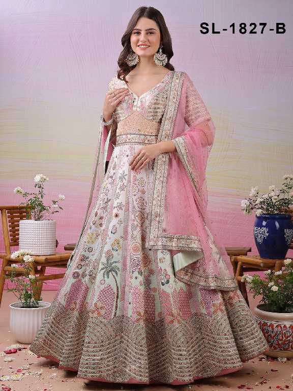 Saptrangi All Hit Design Readymade Designer Gowns