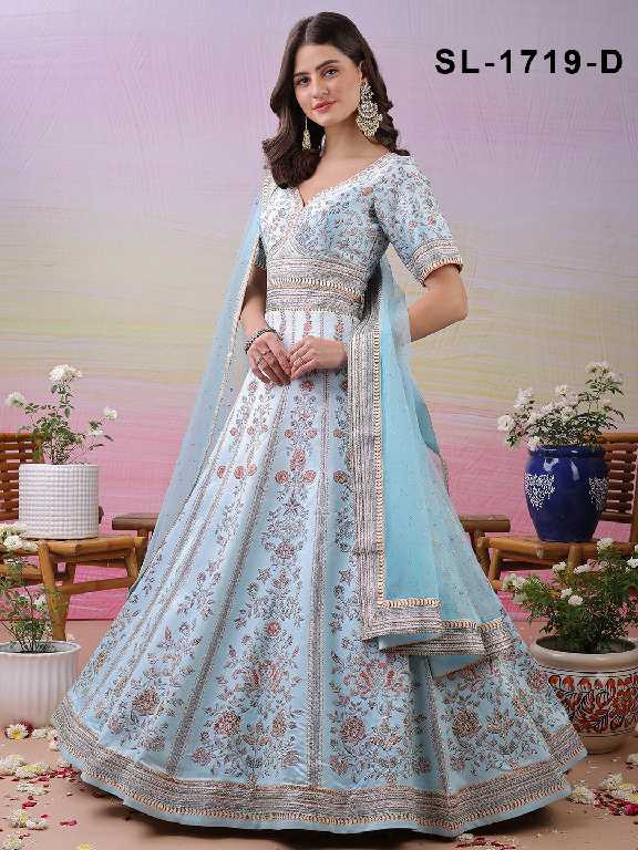Saptrangi All Hit Design Readymade Designer Gowns