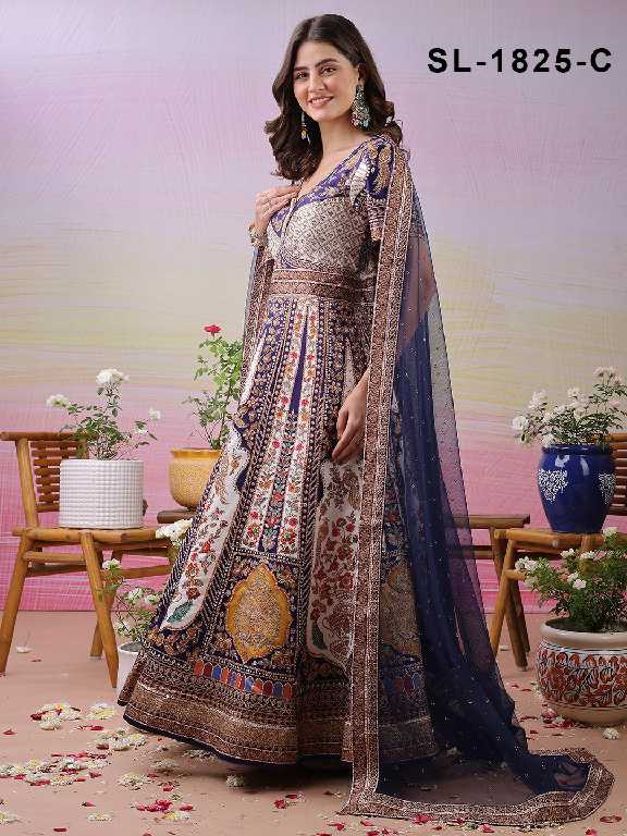 Saptrangi All Hit Design Readymade Designer Gowns