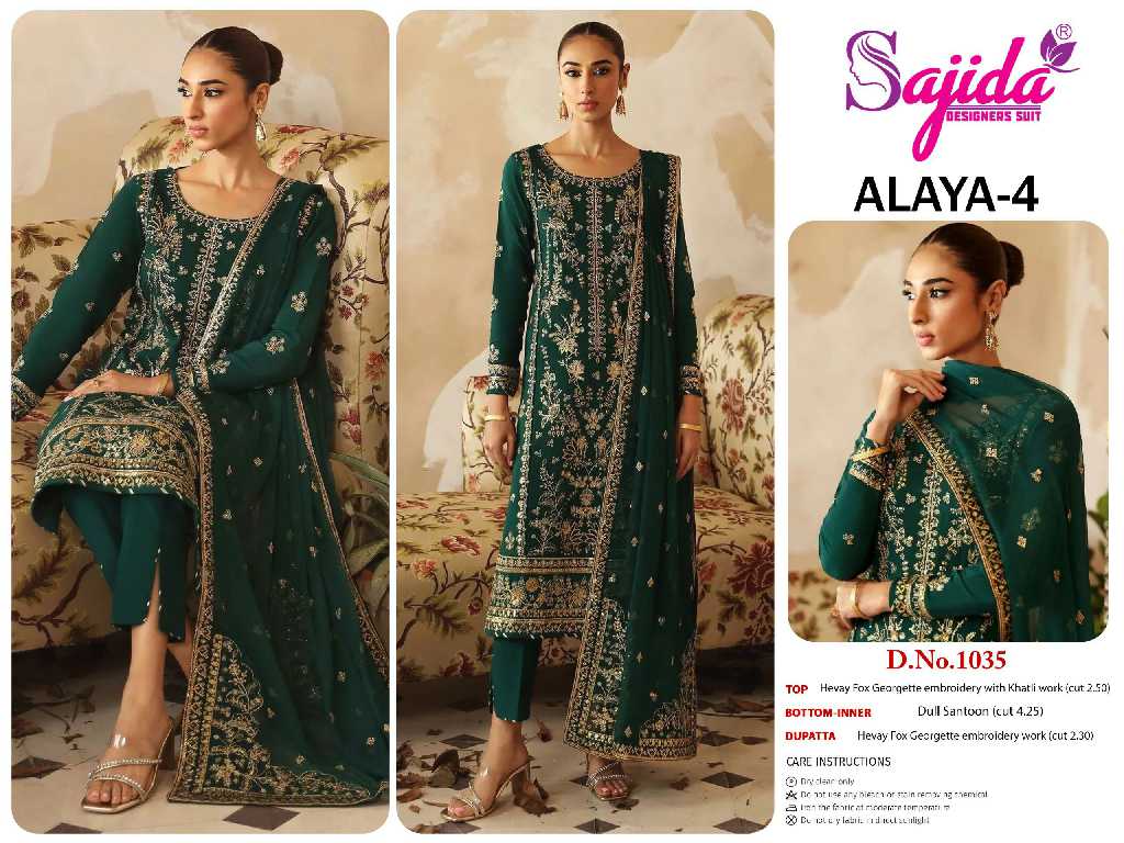 Sajida Alaya Vol-4 Wholesale Indian Pakistani Salwar Suits