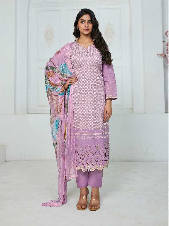 Ibiza Galexy Wholesale Pure Cambric With Embroidery Work Salwar Suits