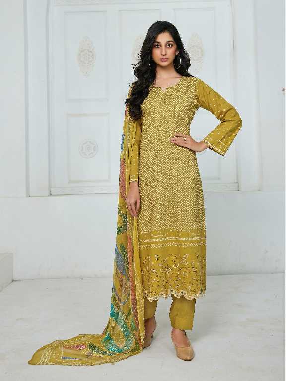 Ibiza Galexy Wholesale Pure Cambric With Embroidery Work Salwar Suits