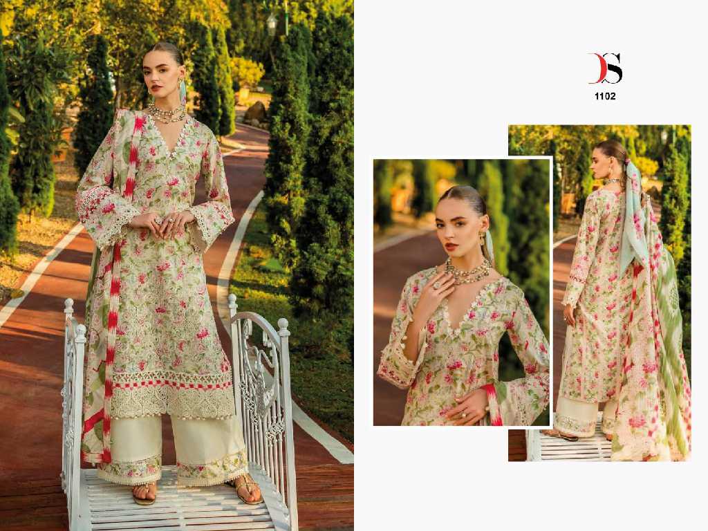 Deepsy Elaf Chikankari Premium Lawn-25 Wholesale Indian Pakistani Suits