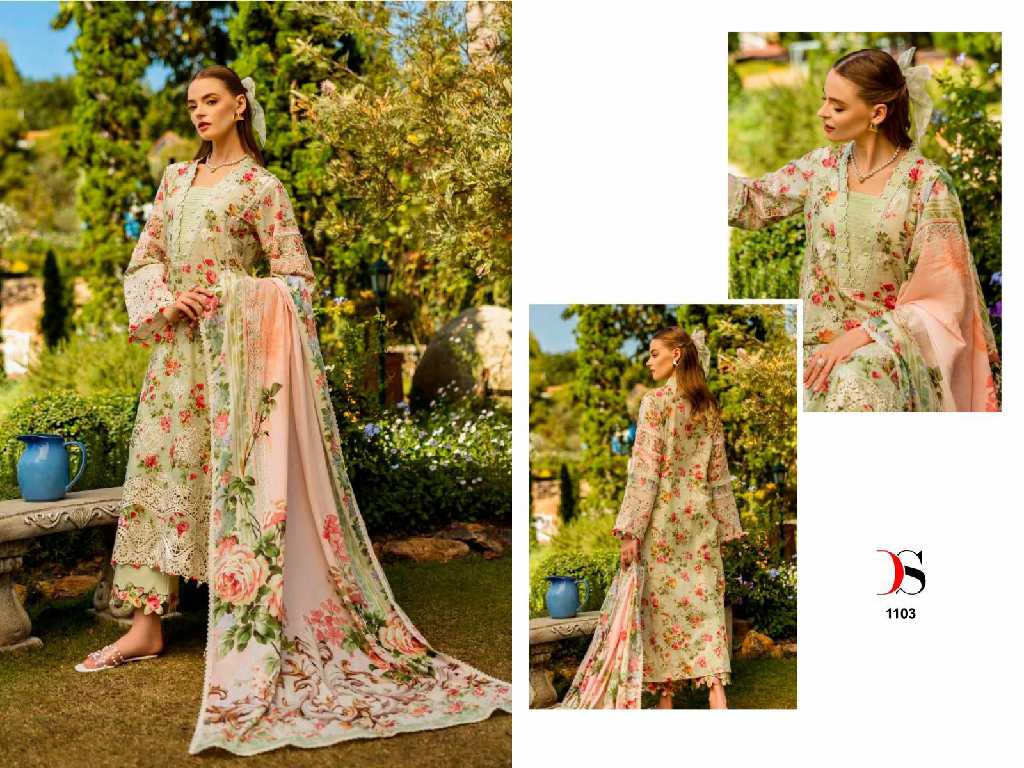 Deepsy Elaf Chikankari Premium Lawn-25 Wholesale Indian Pakistani Suits