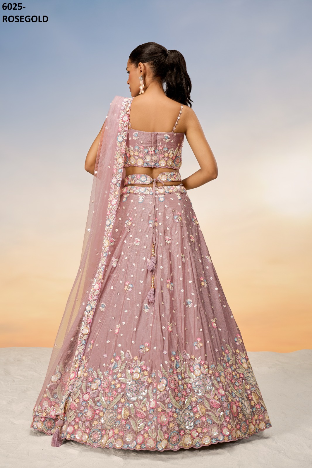 PF LAUNCHING SERIES 6025 COLORS WHOLESALE HEAVY DESIGNER LEHENGHAS