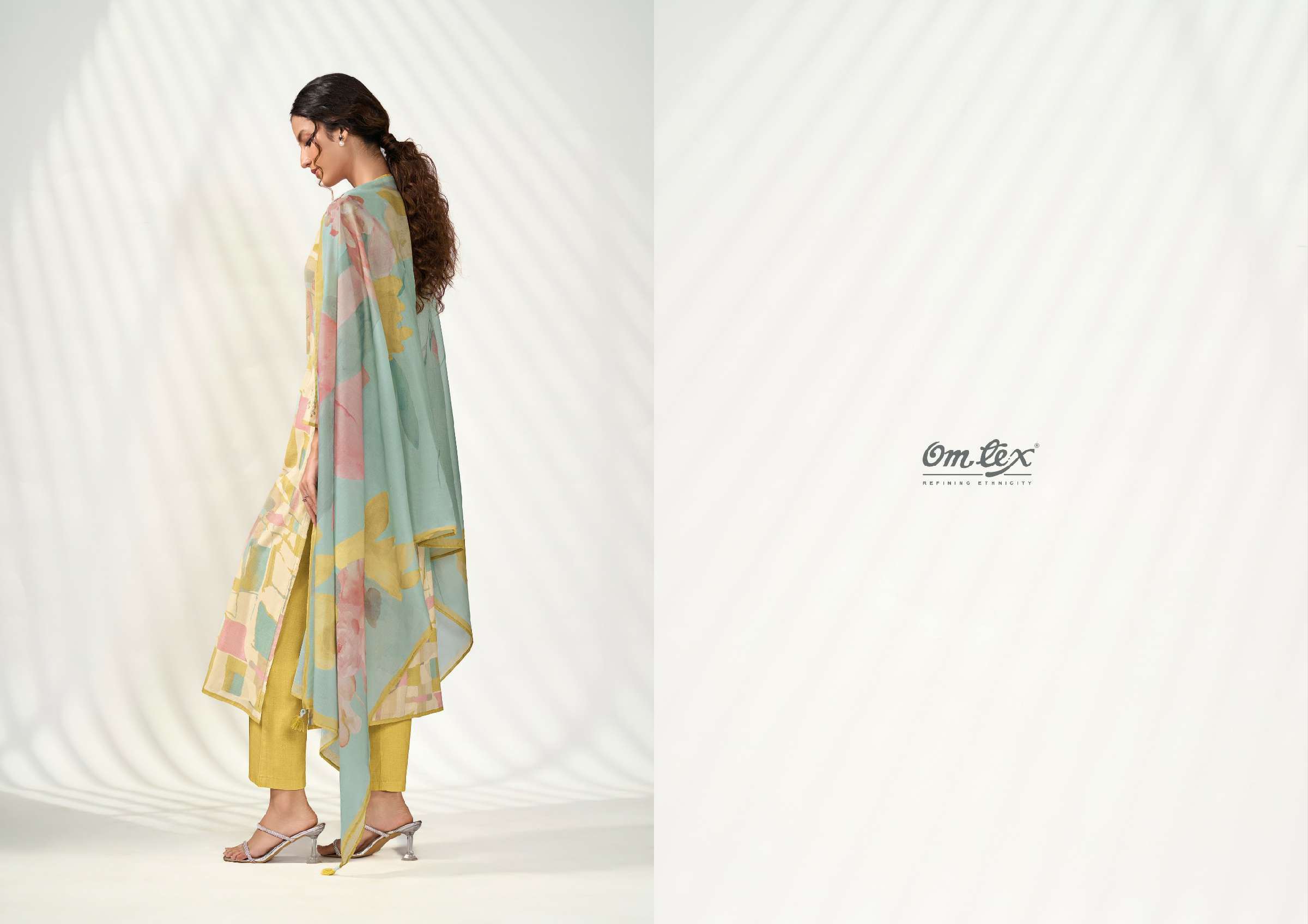 OMTEX PRESENT VASTRA WHOLESALE PREMIUM LAWN COTTON DIGITAL PRINT WITH EMBROIDERY  SALWAR SUITS