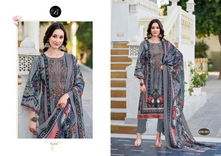 NAIRA VOL 105 BY BELLIZA DESIGNER COTTON PAKISTANI DRESS