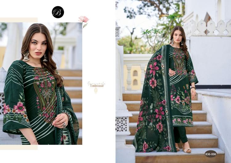 NAIRA VOL 105 BY BELLIZA DESIGNER COTTON PAKISTANI DRESS