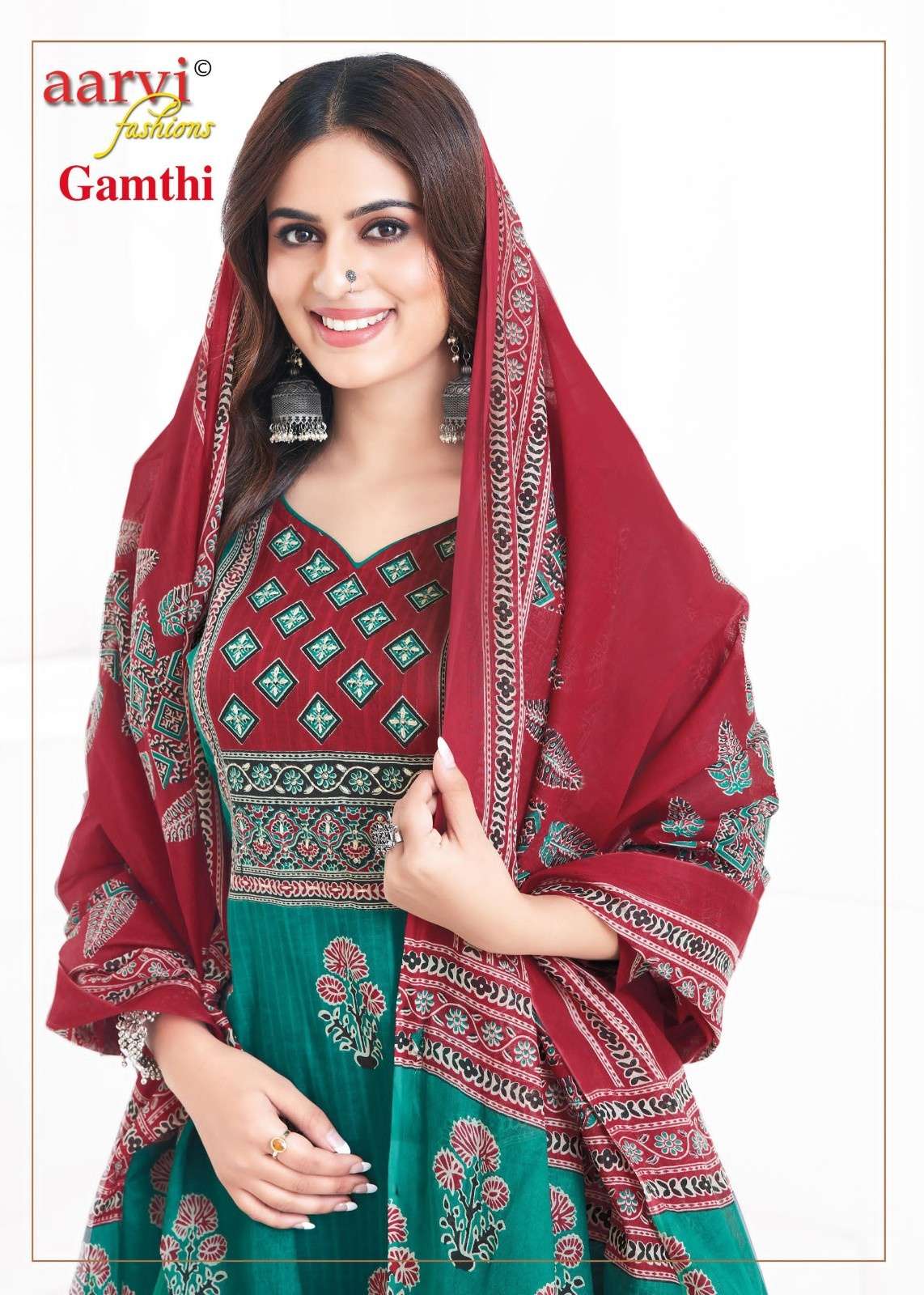 GAMTHI VOL 8 BY AARVI FASHION COTTON READYMADE FANCY SALWAR KAMEEZ ONLINE