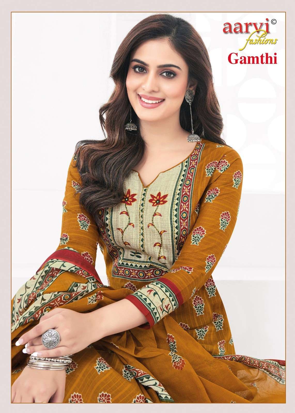GAMTHI VOL 8 BY AARVI FASHION COTTON READYMADE FANCY SALWAR KAMEEZ ONLINE