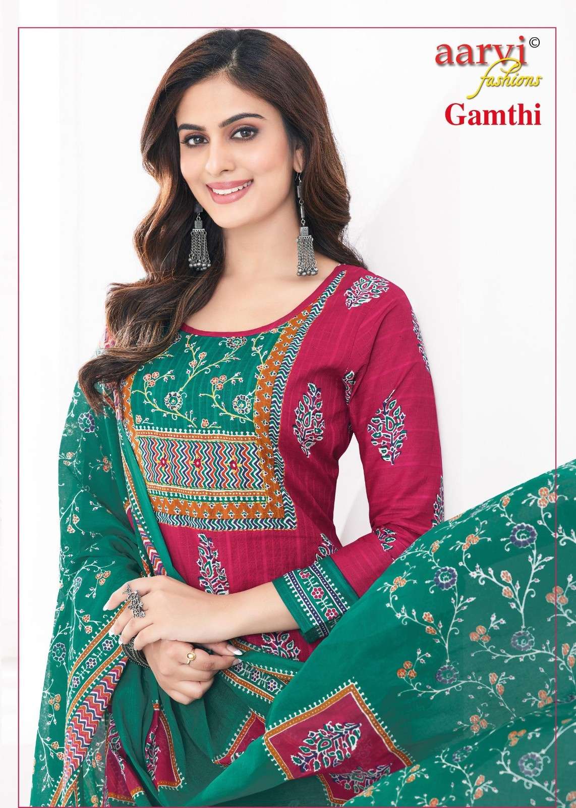 GAMTHI VOL 8 BY AARVI FASHION COTTON READYMADE FANCY SALWAR KAMEEZ ONLINE