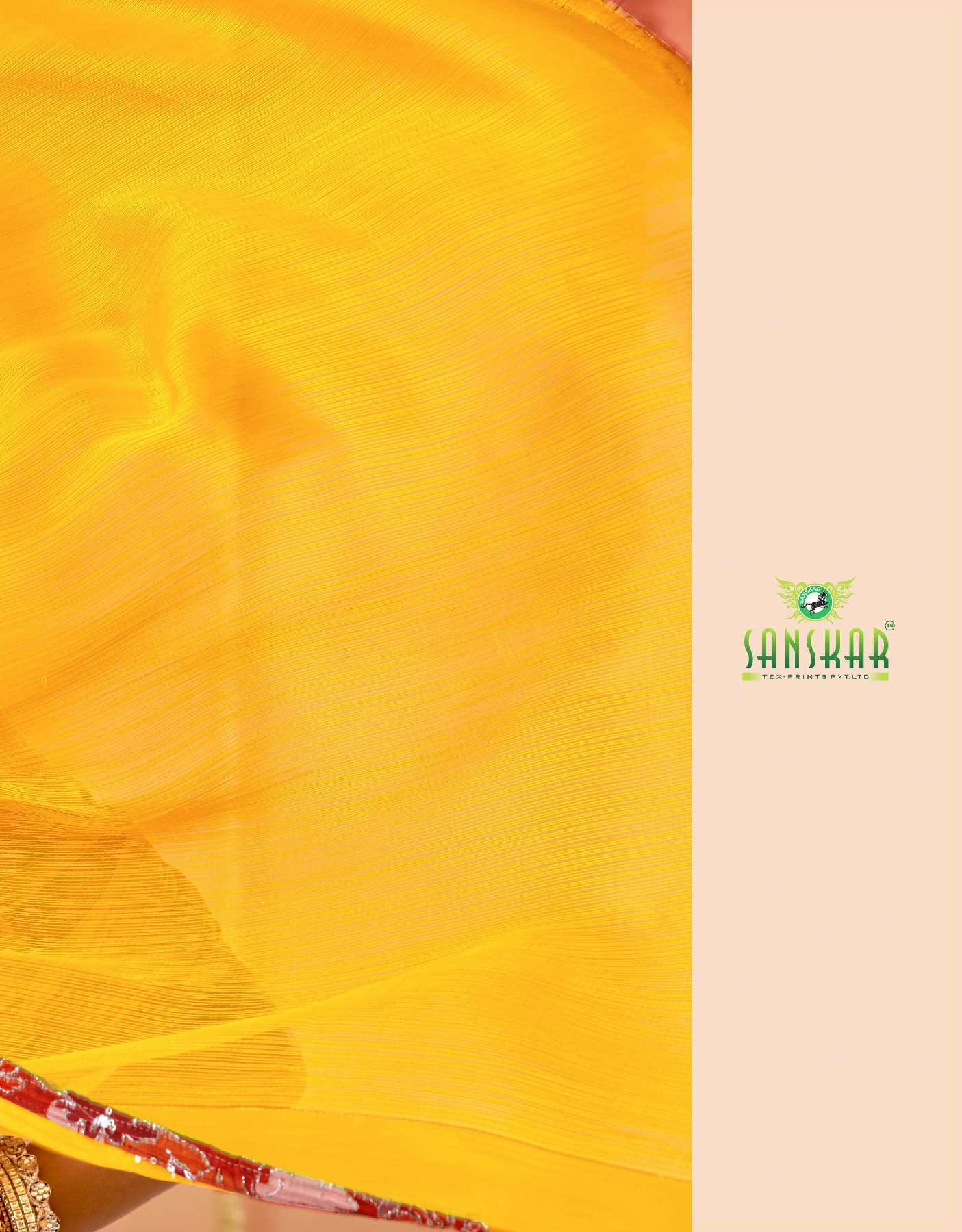 SANSKAR TEX PRINTS SPRING WHOLESALE SARTTIN CHIFFON DIGITAL PRINT WITH EMBROIDERY WOEK SAREES
