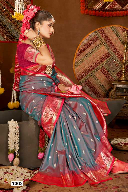 Saroj Laxmi Pujan Silk Vol-2 Wholesale Dual Tone Silk With Rich Pallu Sarees