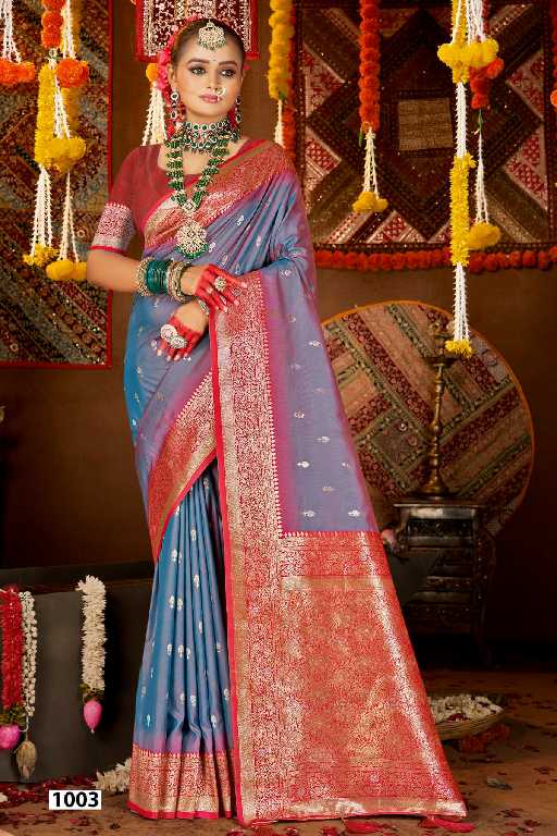 Saroj Laxmi Pujan Silk Vol-2 Wholesale Dual Tone Silk With Rich Pallu Sarees