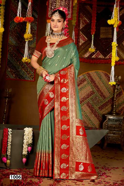 Saroj Laxmi Pujan Silk Vol-3 Wholesale Dual Tone Silk With Rich Pallu Sarees