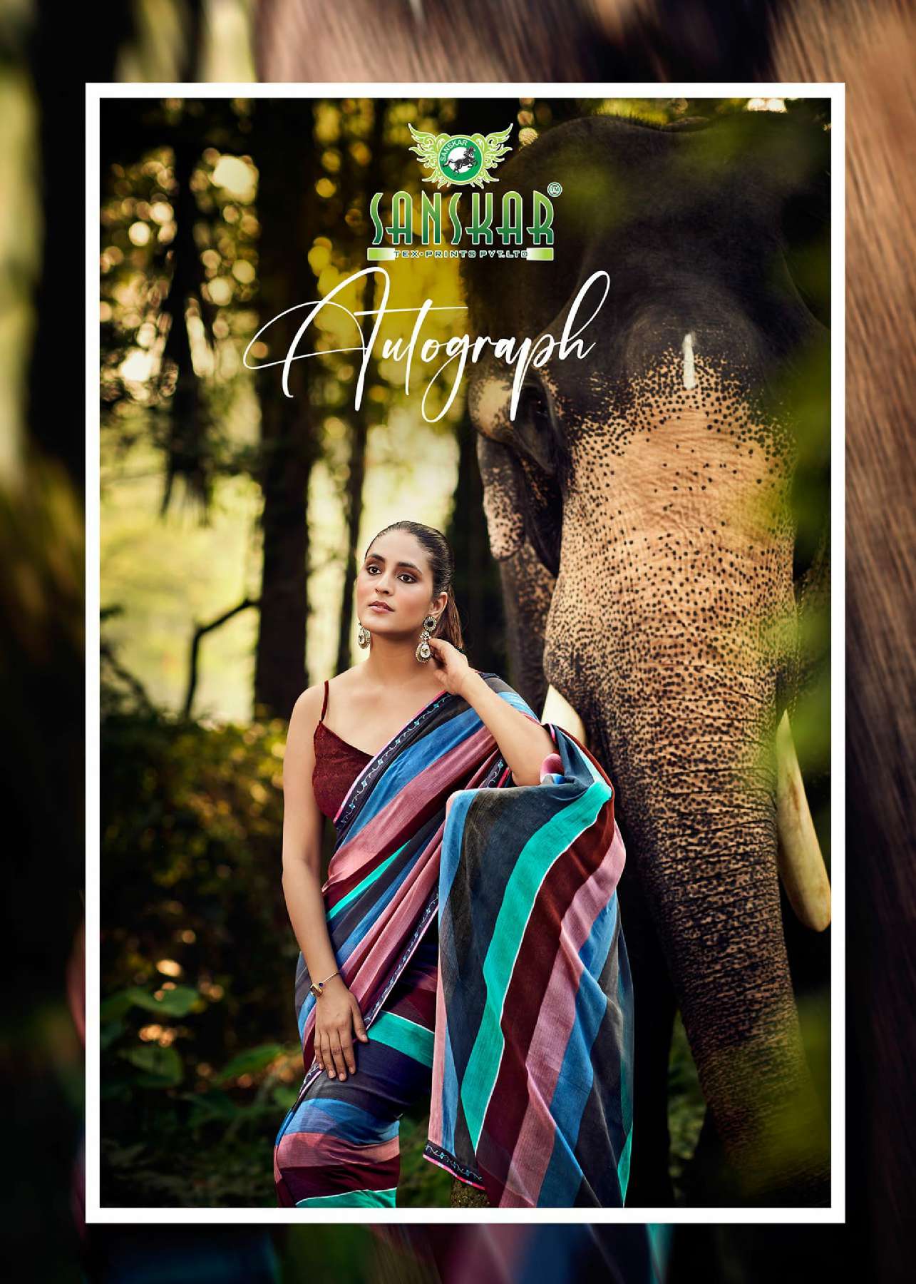 SANSKAR TEX PRINT AUTOGTRAPH WHOLESALE CASUAL SAREES