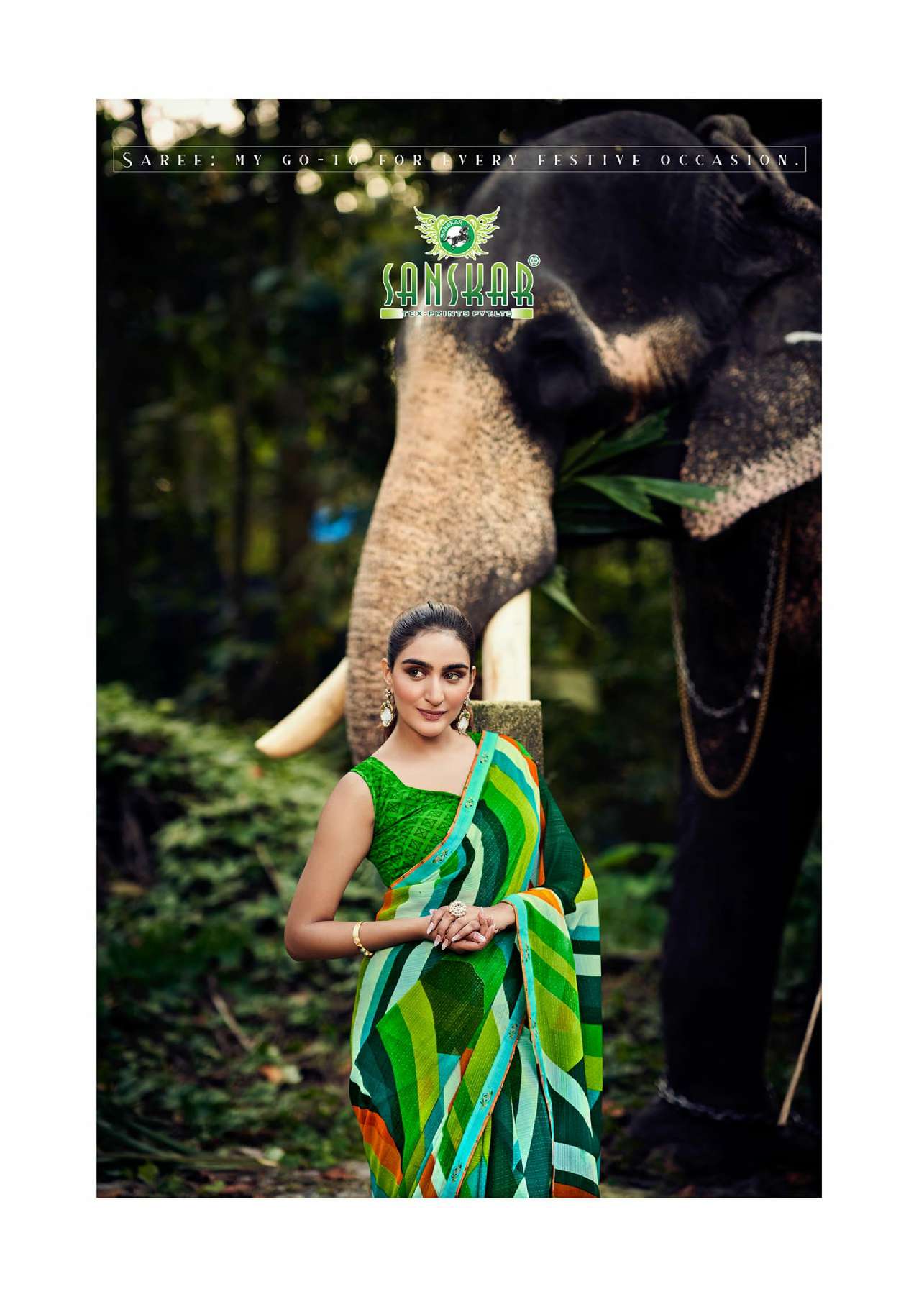 SANSKAR TEX PRINT AUTOGTRAPH WHOLESALE CASUAL SAREES