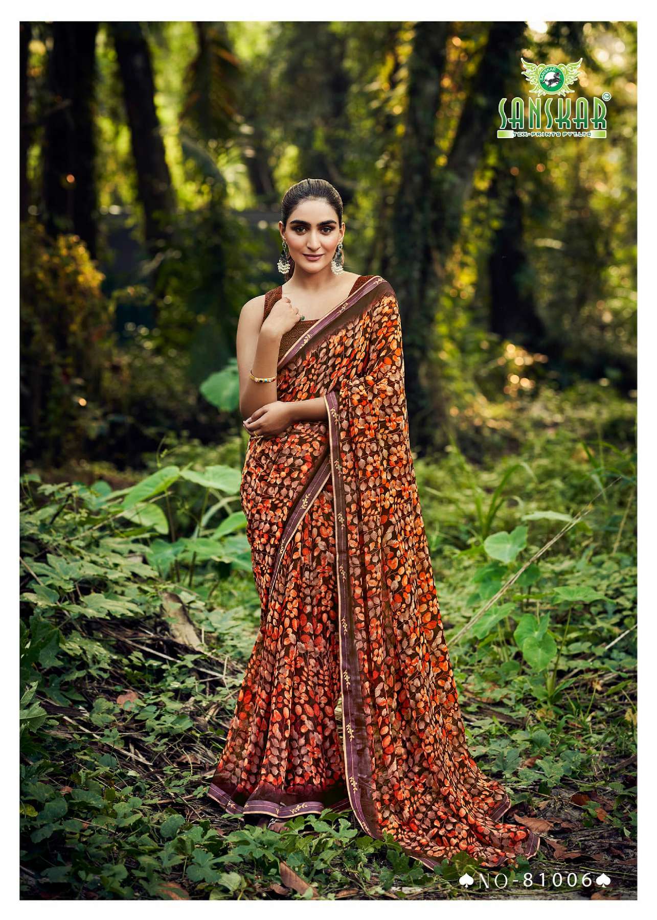 SANSKAR TEX PRINT AUTOGTRAPH WHOLESALE CASUAL SAREES