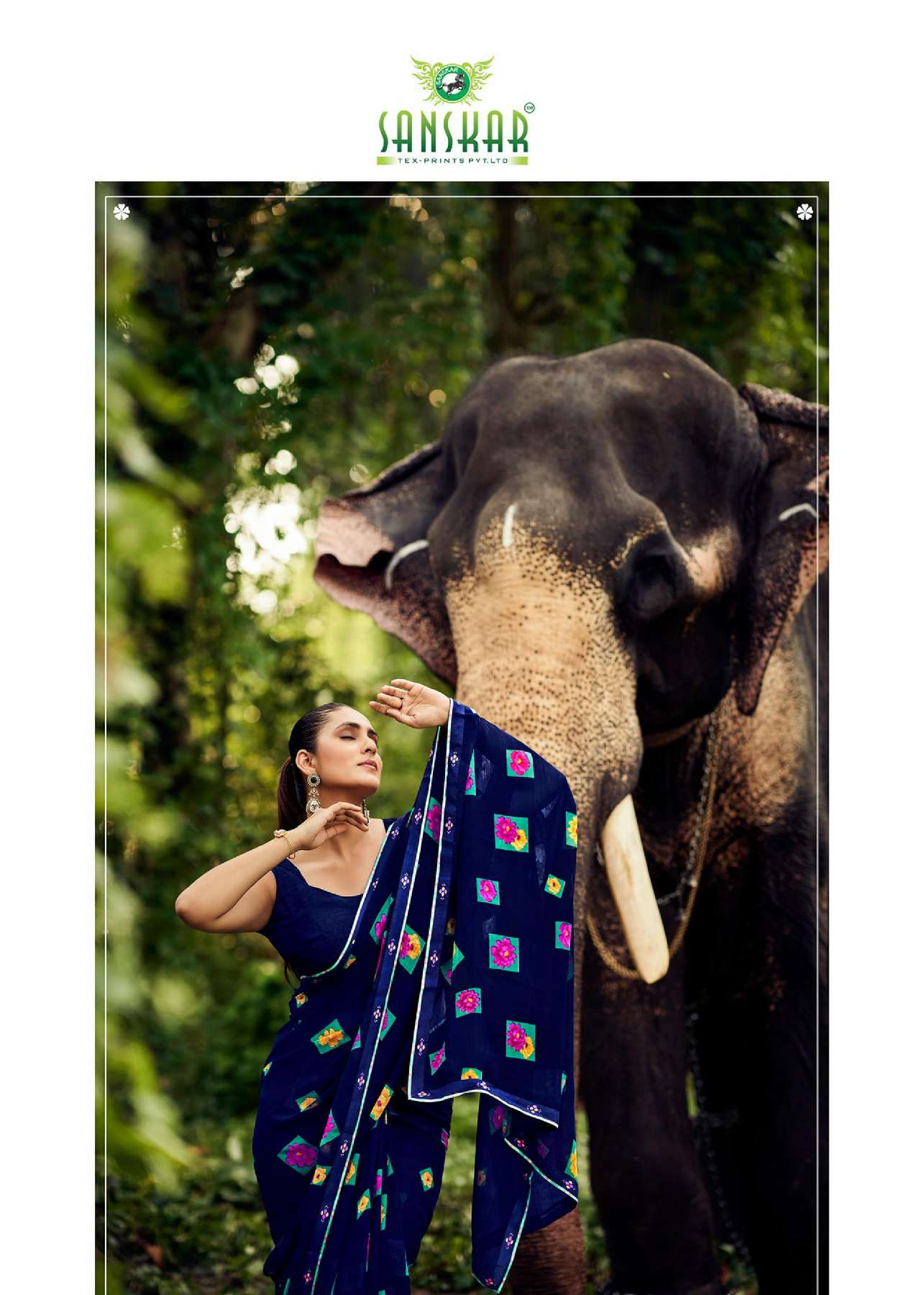 SANSKAR TEX PRINT AUTOGTRAPH WHOLESALE CASUAL SAREES