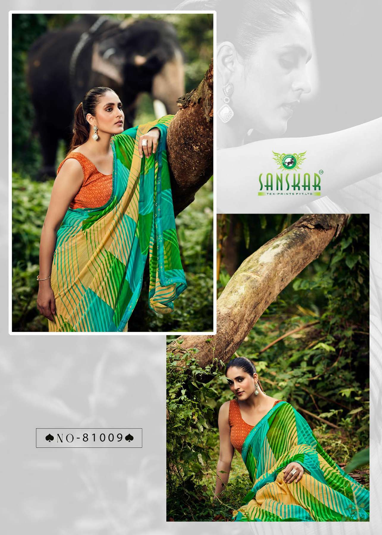 SANSKAR TEX PRINT AUTOGTRAPH WHOLESALE CASUAL SAREES