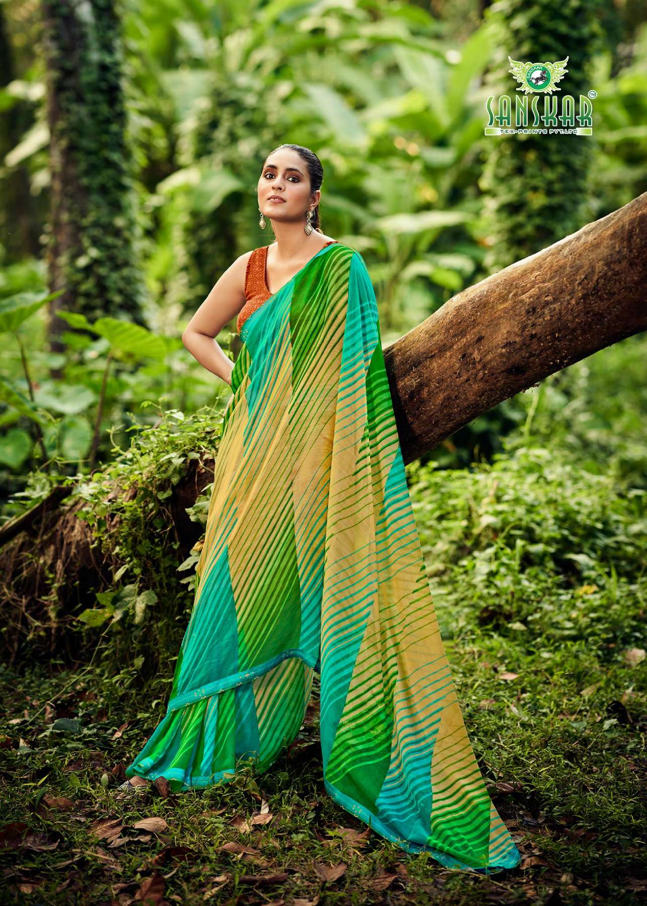 SANSKAR TEX PRINT AUTOGTRAPH WHOLESALE CASUAL SAREES
