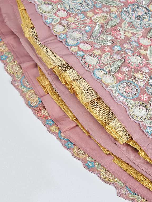 PF Series 5965 Colour Wholesale Silk Chiffon Ethnic Designer Lehengas