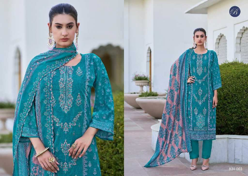 zubiya vol 3 by belliza designer cotton modal pakistani dress material