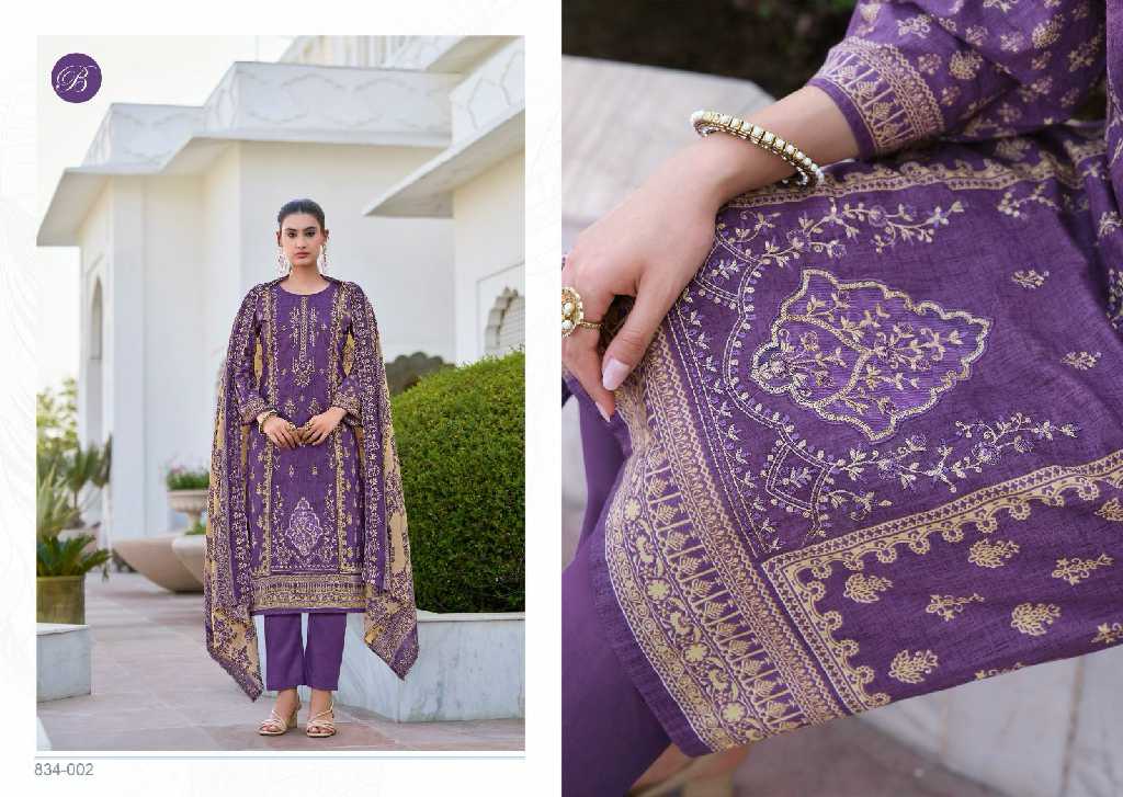 zubiya vol 3 by belliza designer cotton modal pakistani dress material