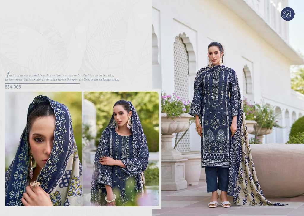 zubiya vol 3 by belliza designer cotton modal pakistani dress material