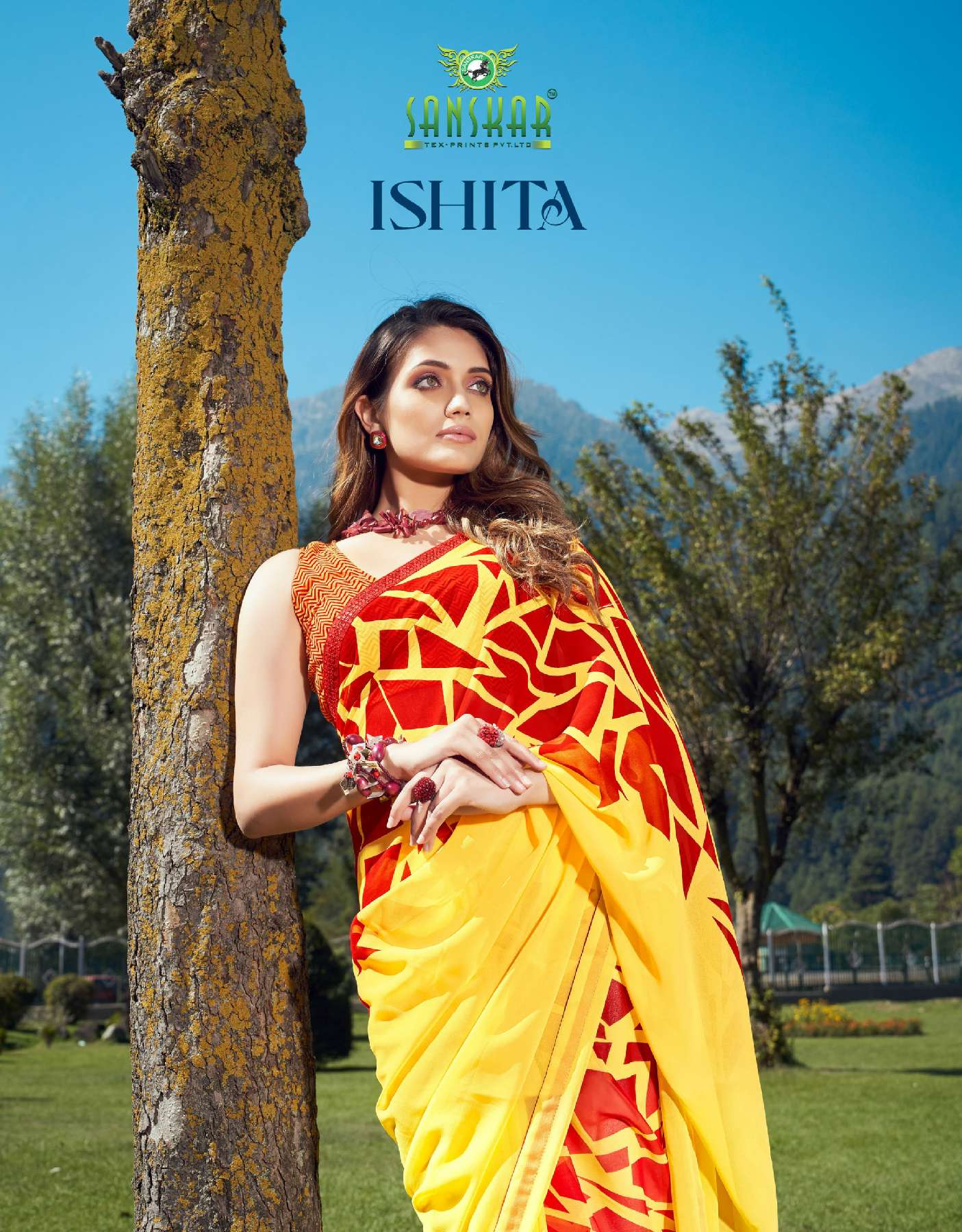 SANSKAR TEX PRINT ISHITA WHOLESALE PRINTED INDIAN SAREES
