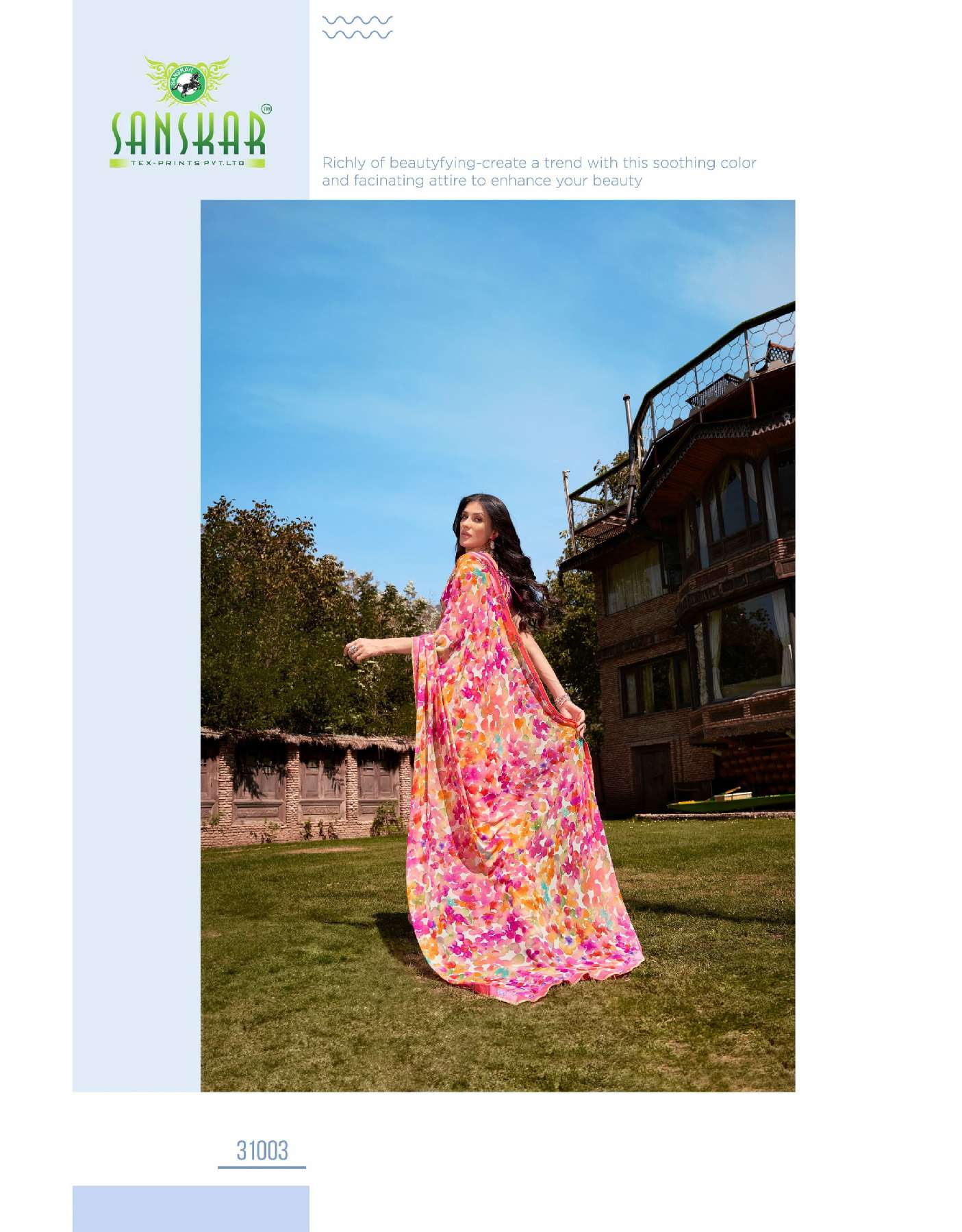 SANSKAR TEX PRINT ISHITA WHOLESALE PRINTED INDIAN SAREES