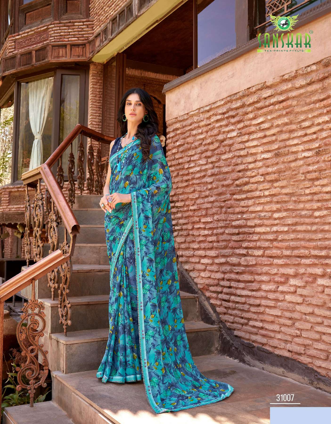 SANSKAR TEX PRINT ISHITA WHOLESALE PRINTED INDIAN SAREES