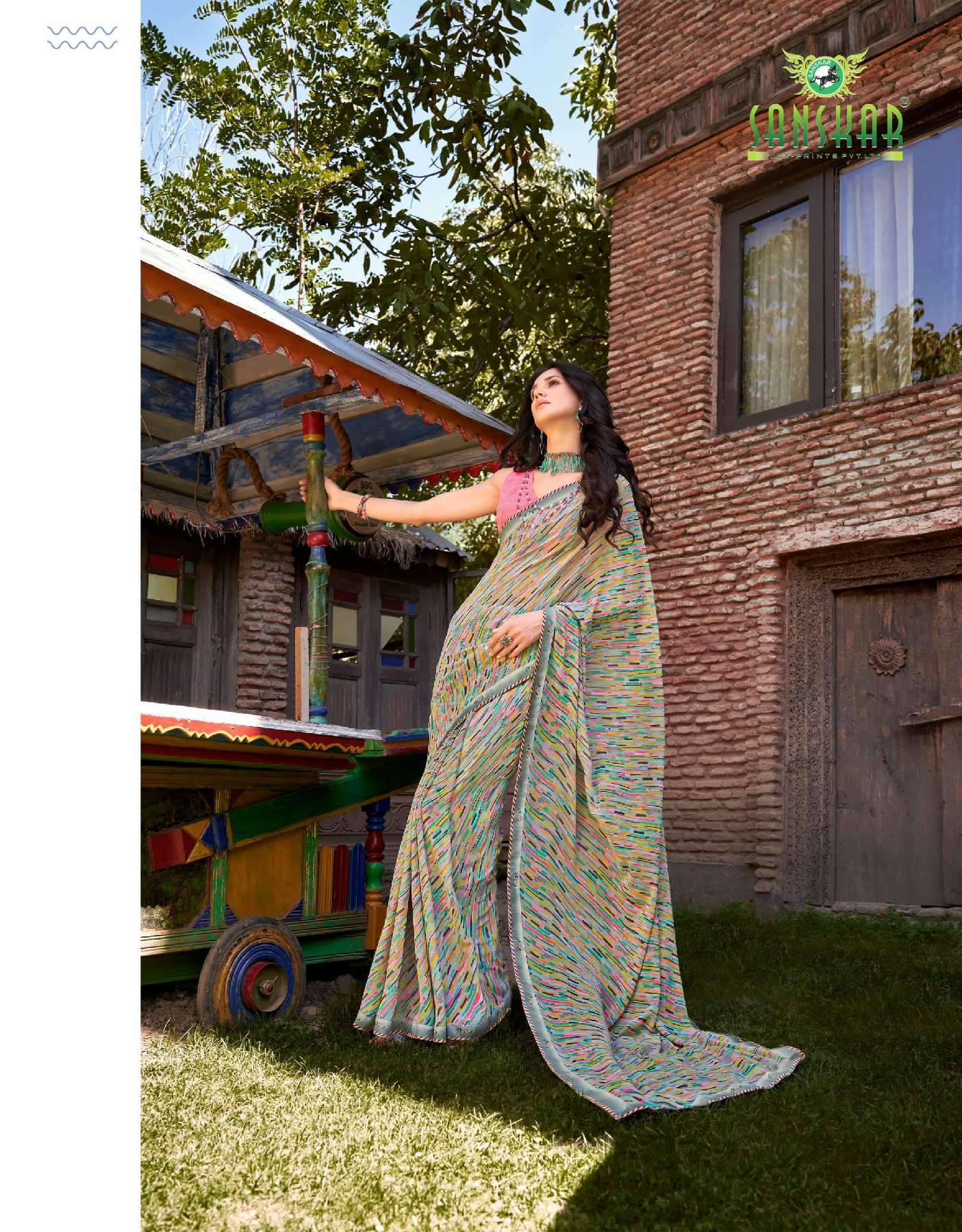 SANSKAR TEX PRINT ISHITA WHOLESALE PRINTED INDIAN SAREES