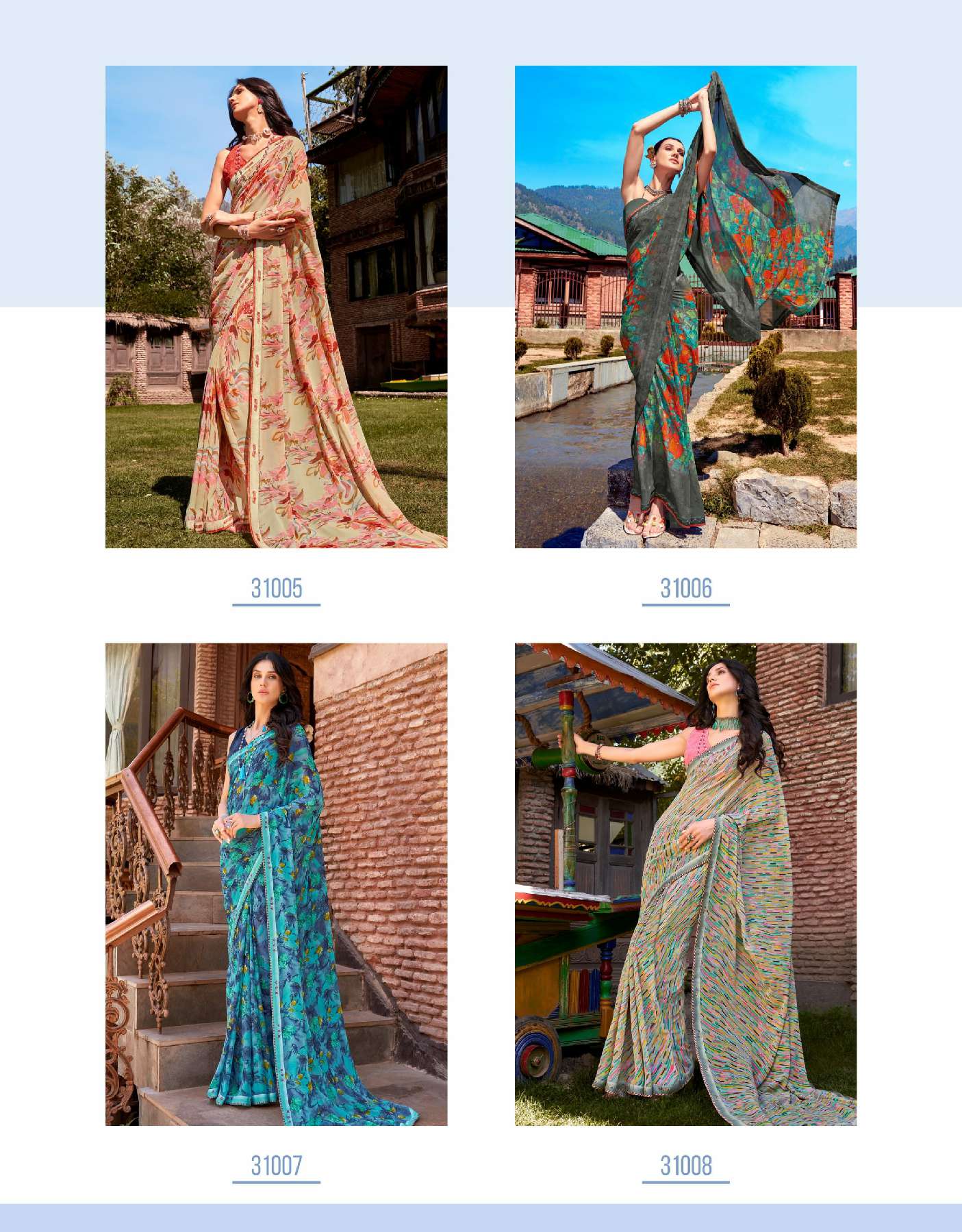 SANSKAR TEX PRINT ISHITA WHOLESALE PRINTED INDIAN SAREES