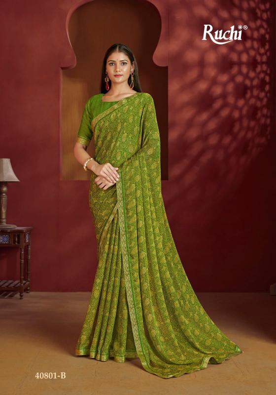 SIMAYAA VOL 32 BY RUCHI CHIFFON FASHIONABLE SAREE WHOLESALER