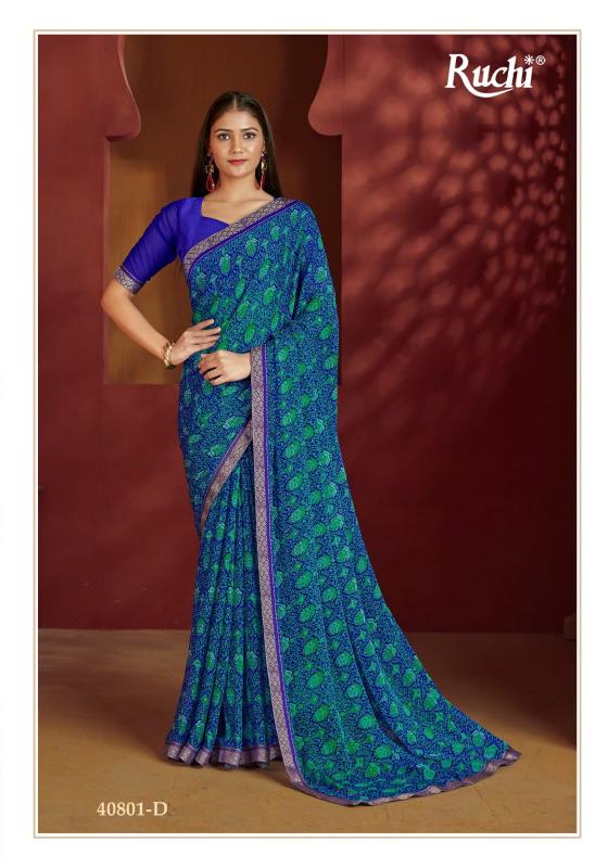 SIMAYAA VOL 32 BY RUCHI CHIFFON FASHIONABLE SAREE WHOLESALER