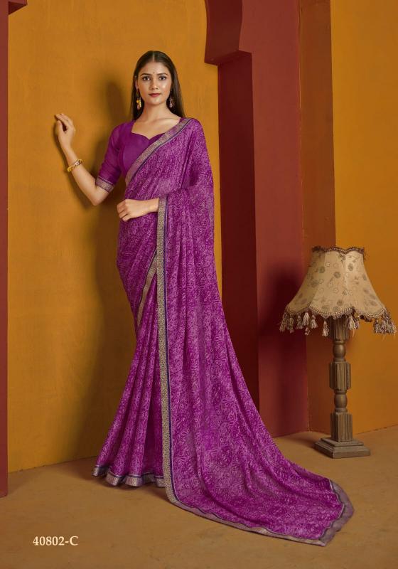 SIMAYAA VOL 32 BY RUCHI CHIFFON FASHIONABLE SAREE WHOLESALER